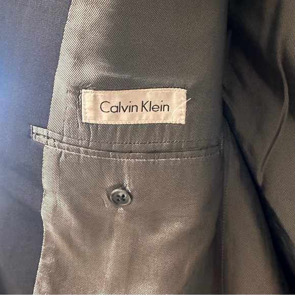 Ⓜ️Calvin Klein 44R Wool Suit Jacket - Feel like‎ a CEO💓Excellent Condition - Picture 9 of 12